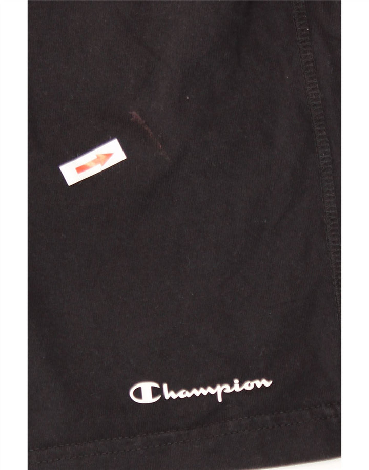 Champion Mens Sport Shorts Large  Black Cotton