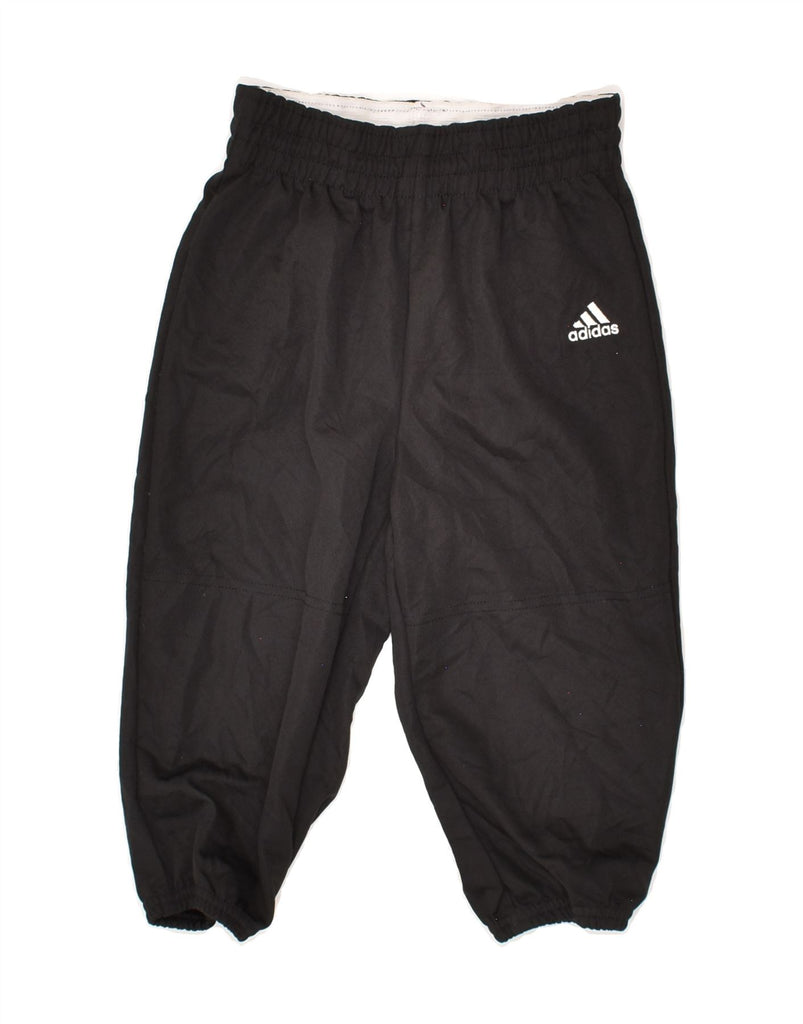 ADIDAS Boys Tracksuit Trousers Joggers 4-5 Years XS Black Polyester | Vintage Adidas | Thrift | Second-Hand Adidas | Used Clothing | Messina Hembry 