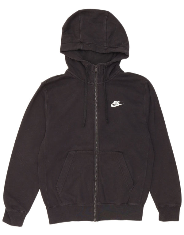 Nike Mens Zip Hoodie Sweater XS Black Cotton
