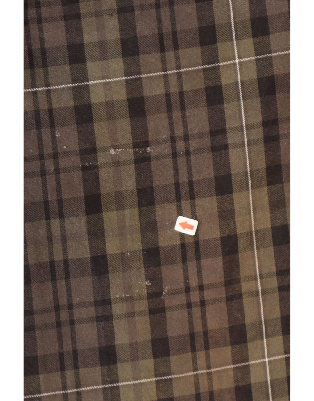 Energie Mens Straight Casual Trousers W33 L34 Khaki Check