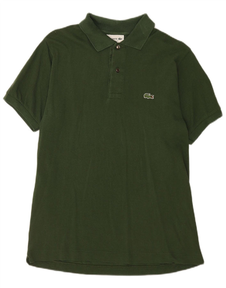 Lacoste Mens Classic Fit Polo Shirt Size 4 Medium Green Cotton