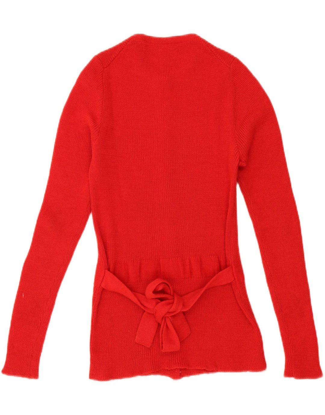 Vintage Womens Cardigan Sweater UK 12 Medium Red