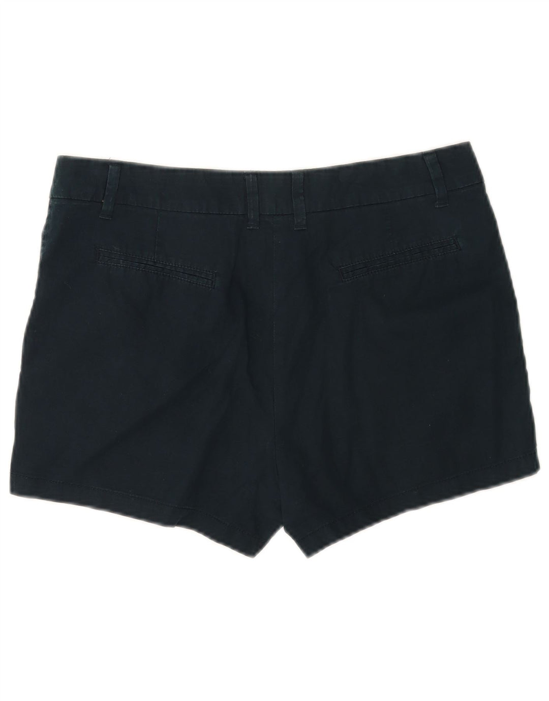 Marks & Spencer Womens Chino Shorts UK 12 Medium W30  Navy Blue Cotton