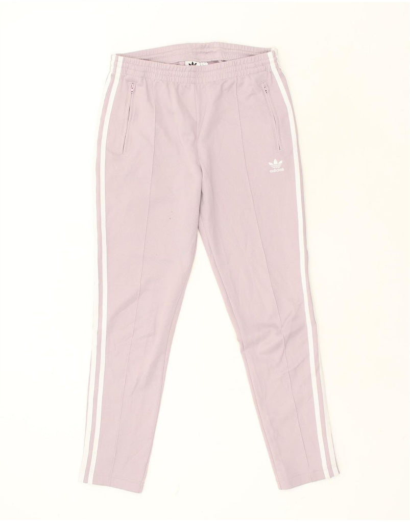 ADIDAS Womens Tracksuit Trousers UK 12 Medium Purple | Vintage Adidas | Thrift | Second-Hand Adidas | Used Clothing | Messina Hembry 