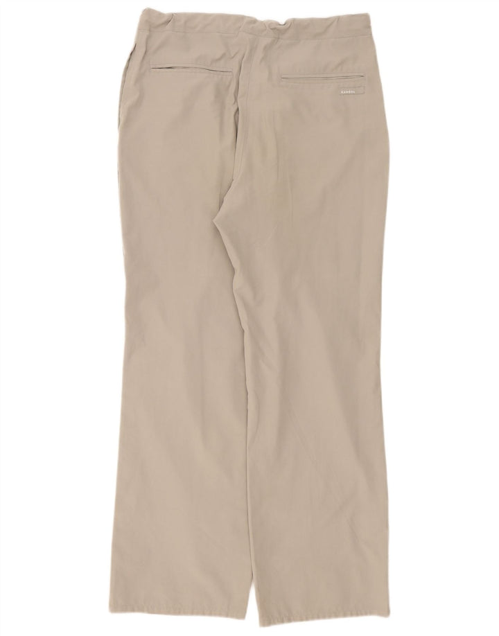 Kangol Mens Straight Cargo Trousers Large W34 L30 Grey Polyamide