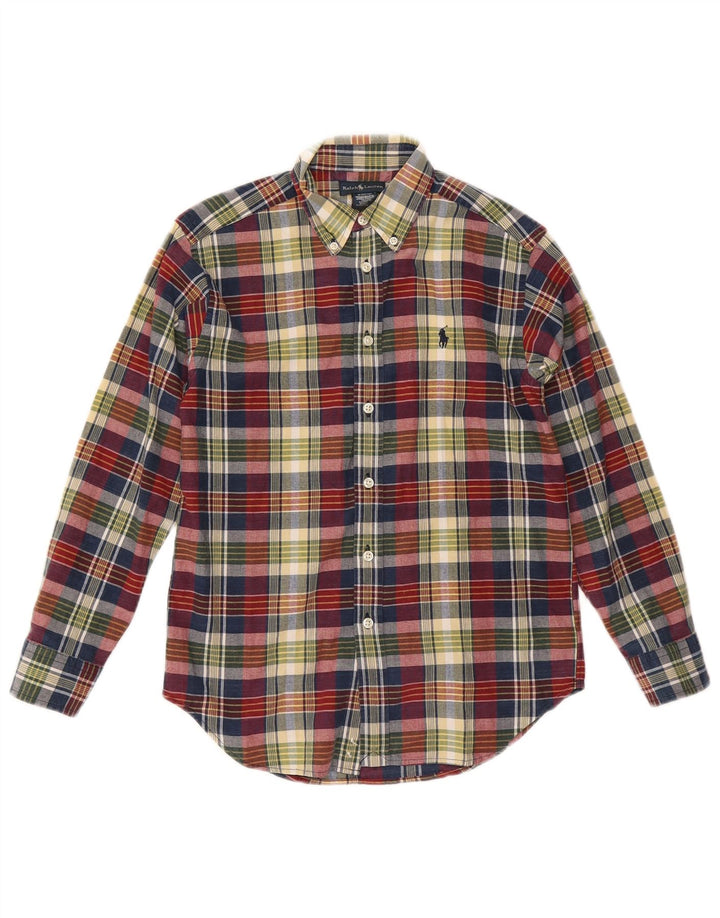Ralph Lauren Boys Shirt 10-11 Years Medium Multicoloured Check Cotton