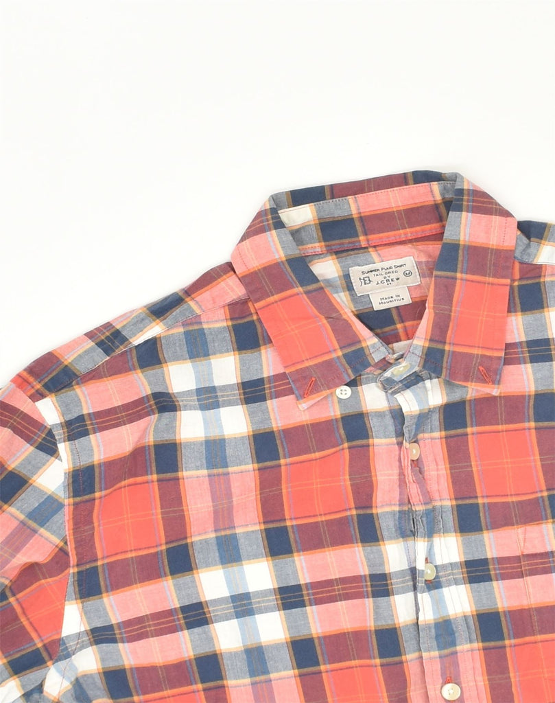 J. CREW Mens Tailored Fit Shirt Medium Red Check Cotton | Vintage J. Crew | Thrift | Second-Hand J. Crew | Used Clothing | Messina Hembry 