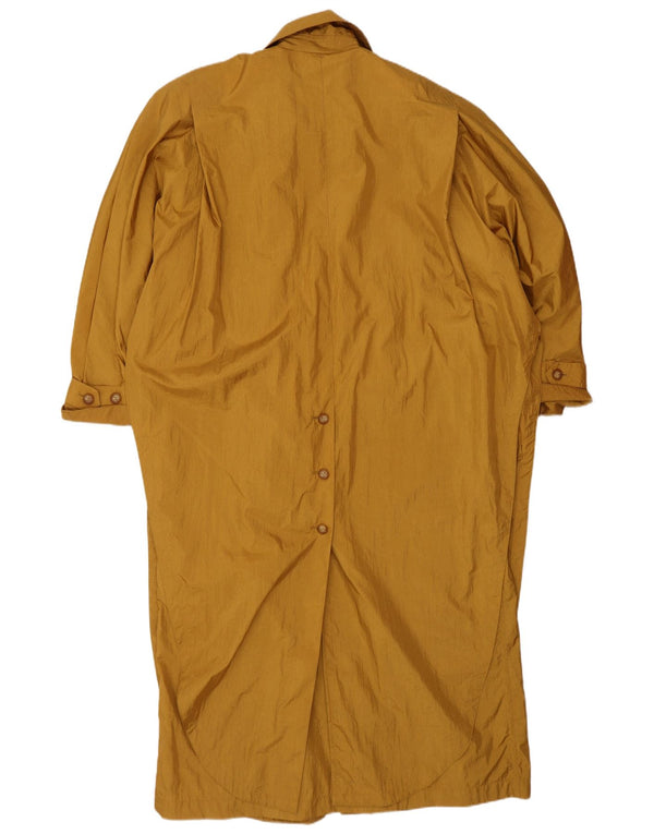 KEMPER Womens Oversized Overcoat EU 36 Small Yellow Polyamide