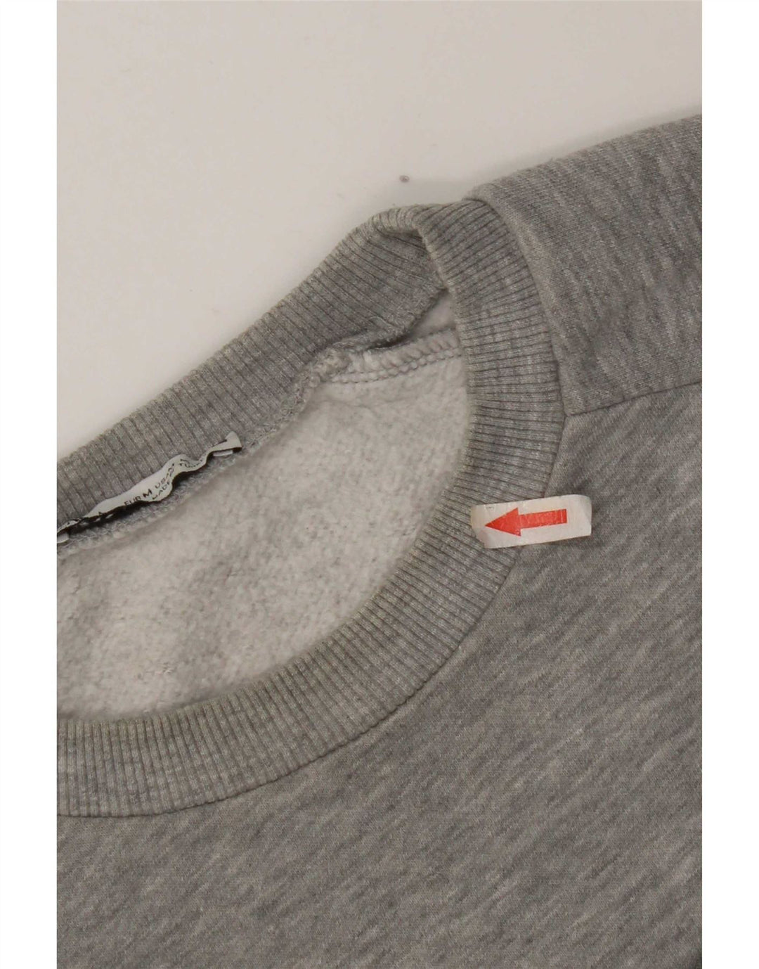 Zara Womens Graphic Sweatshirt Jumper UK 14 Medium Grey Polyester
