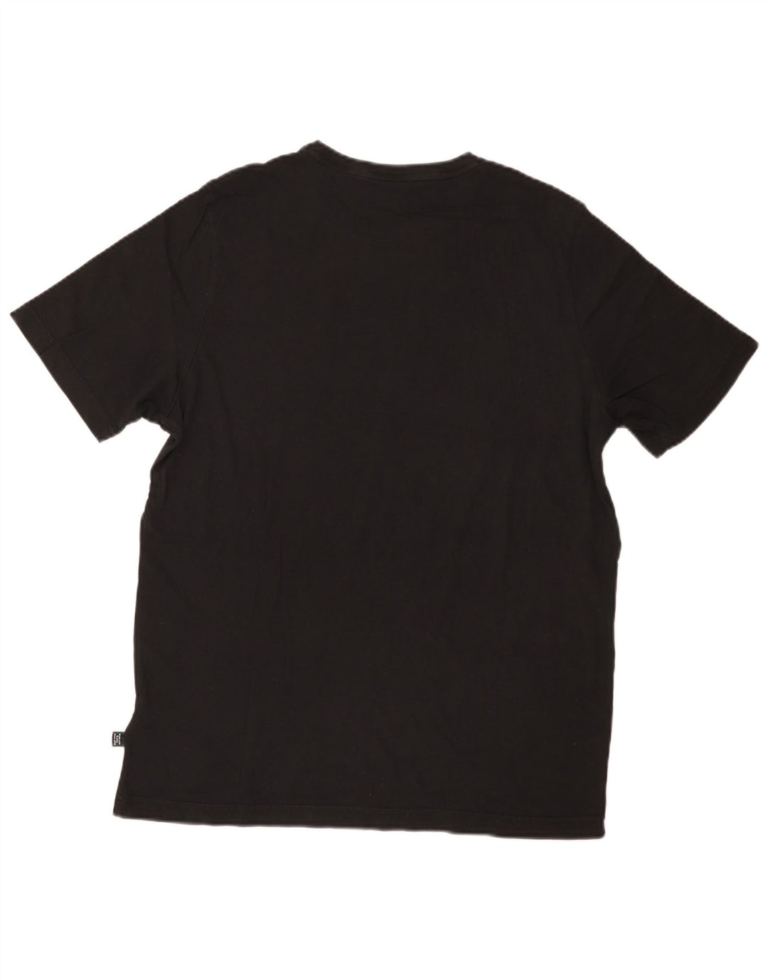 PUMA Mens T-Shirt Top Large Black Cotton