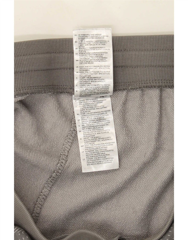 Adidas Mens Sport Shorts Medium  Grey Geometric Cotton