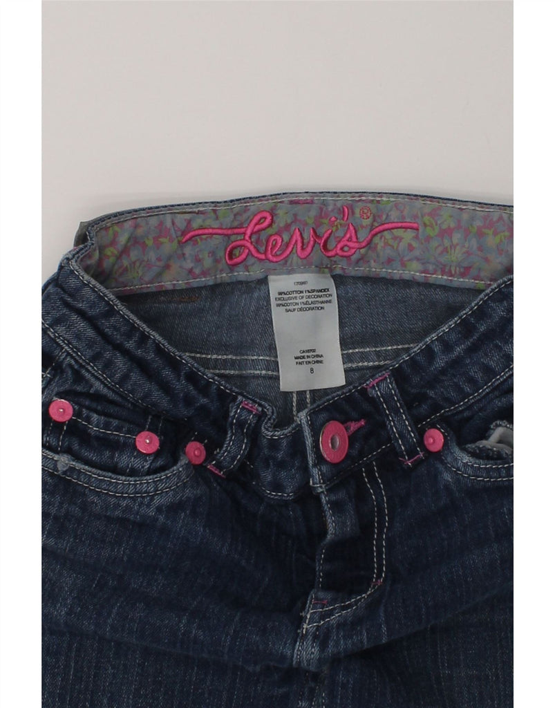 LEVI'S Girls Straight Jeans 7-8 Years W22 L14  Blue Cotton | Vintage Levi's | Thrift | Second-Hand Levi's | Used Clothing | Messina Hembry 