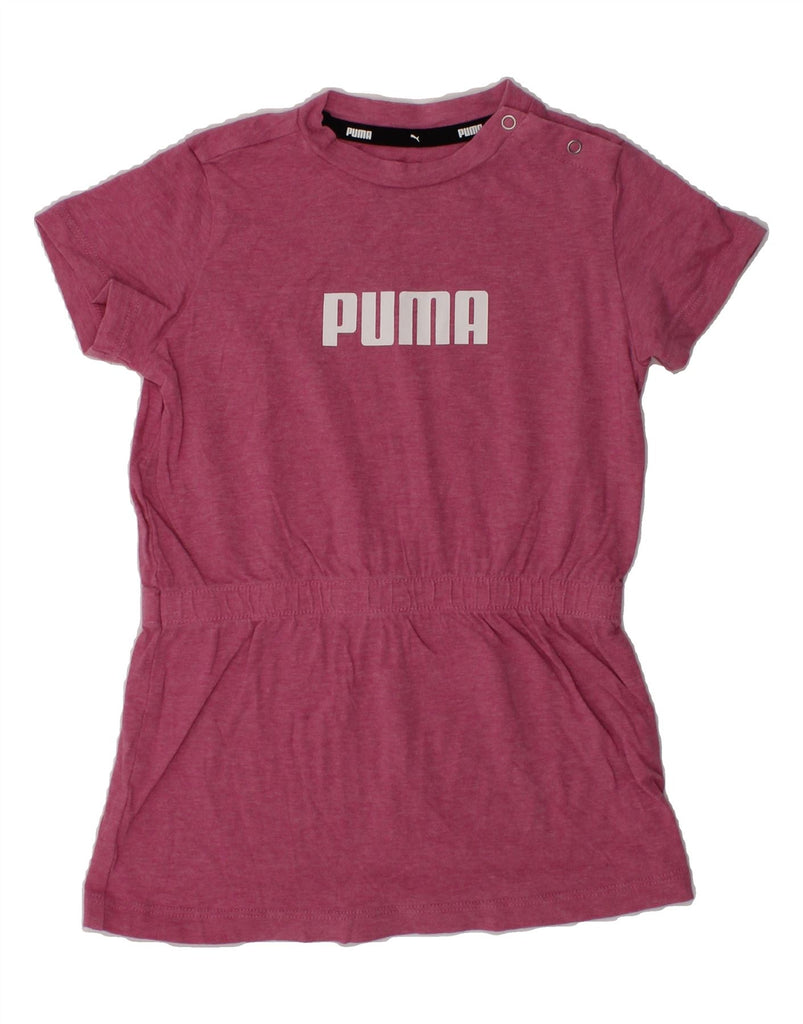 PUMA Baby Girls Graphic T-Shirt Dress 12-18 Months Pink | Vintage Puma | Thrift | Second-Hand Puma | Used Clothing | Messina Hembry 