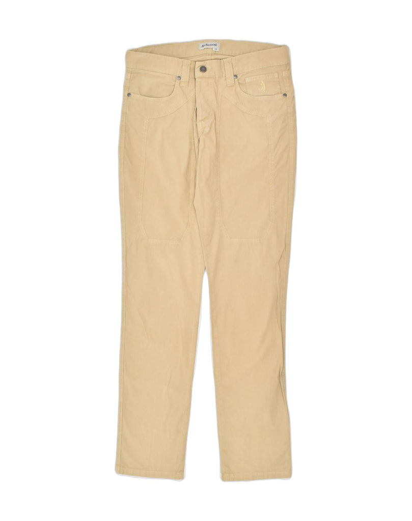 JECKERSON Mens Straight Casual Trousers W33 L33 Beige Cotton | Vintage | Thrift | Second-Hand | Used Clothing | Messina Hembry 