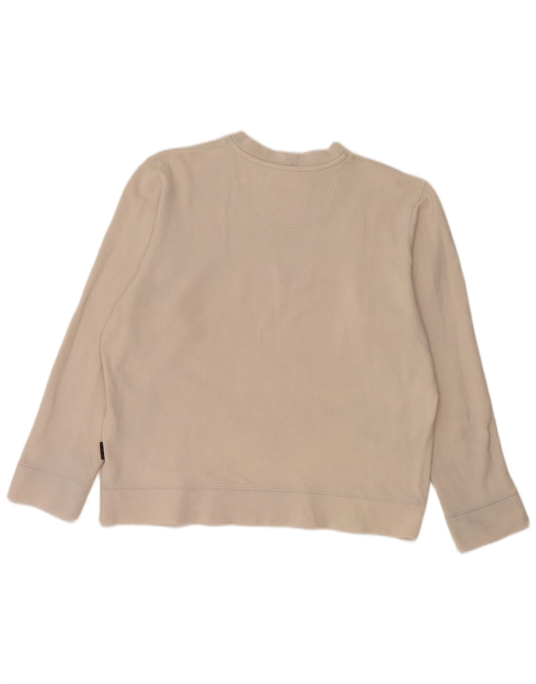 SERGIO TACCHINI Womens Graphic Sweatshirt Jumper UK 18 XL Off White