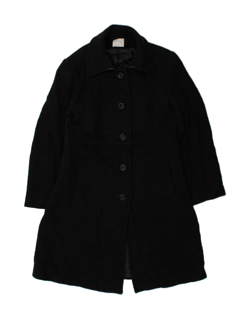 OASIS Womens Overcoat UK 16 Large Black Wool | Vintage Oasis | Thrift | Second-Hand Oasis | Used Clothing | Messina Hembry 