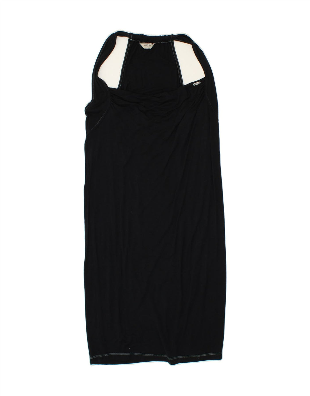 GUESS Womens Halter Dress UK 6 XS Navy Blue Vintage Guess and Second-Hand Guess from Messina Hembry 