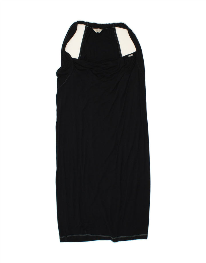 GUESS Womens Halter Dress UK 6 XS Navy Blue Vintage Guess and Second-Hand Guess from Messina Hembry 
