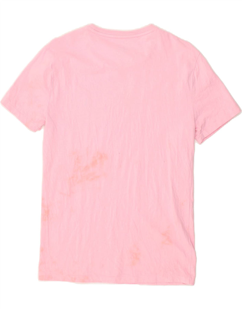 POLO RALPH LAUREN Womens Custom Slim Fit T-Shirt Top UK 10 Small Pink | Vintage Polo Ralph Lauren | Thrift | Second-Hand Polo Ralph Lauren | Used Clothing | Messina Hembry 