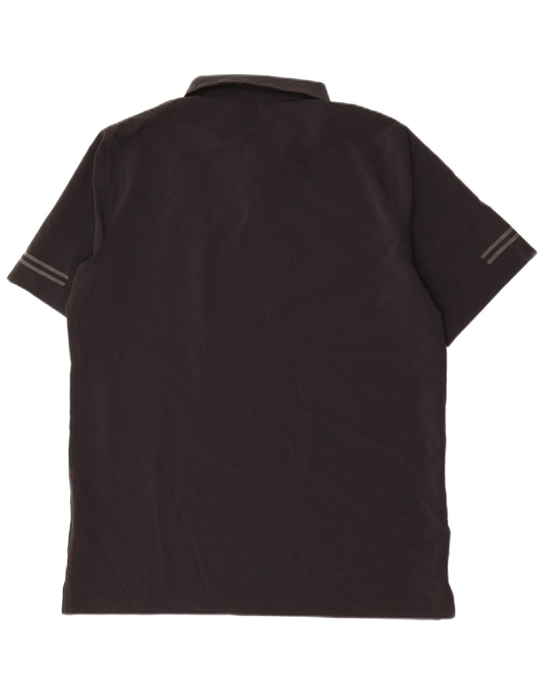 NIKE Mens Polo Shirt Large Black Polyester