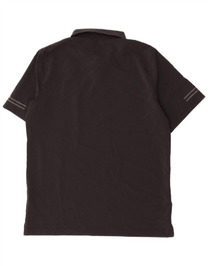 NIKE Mens Polo Shirt Large Black Polyester