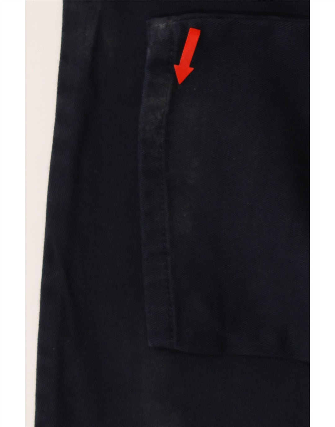 MASSIMO DUTTI Womens Casual Trousers EU 38 Small W28 L28 Navy Blue Vintage Massimo Dutti and Second-Hand Massimo Dutti from Messina Hembry 