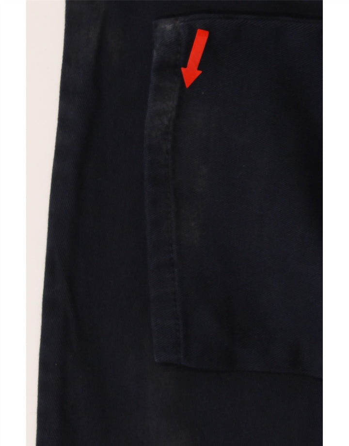 MASSIMO DUTTI Womens Casual Trousers EU 38 Small W28 L28 Navy Blue Vintage Massimo Dutti and Second-Hand Massimo Dutti from Messina Hembry 