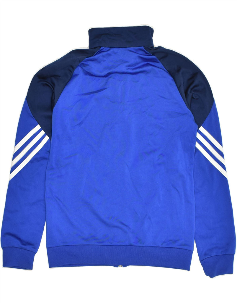 ADIDAS Boys Tracksuit Top Jacket 11-12 Years Large Blue Polyester | Vintage Adidas | Thrift | Second-Hand Adidas | Used Clothing | Messina Hembry 