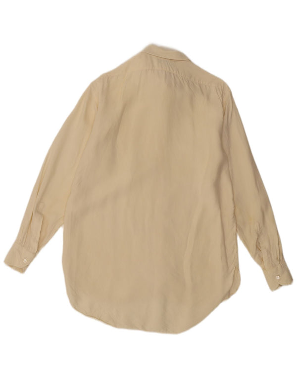 Vintage Mens Shirt Medium Yellow