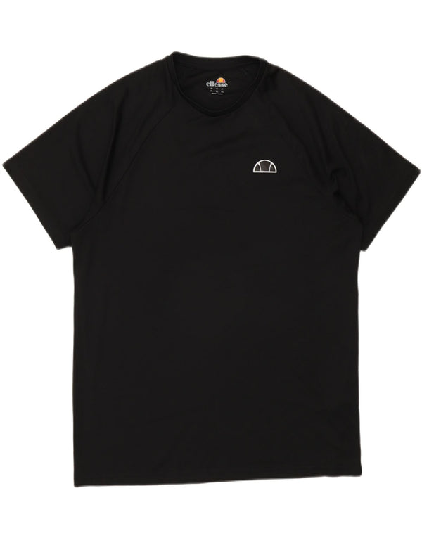 Ellesse Mens T-Shirt Top XL Black Polyester