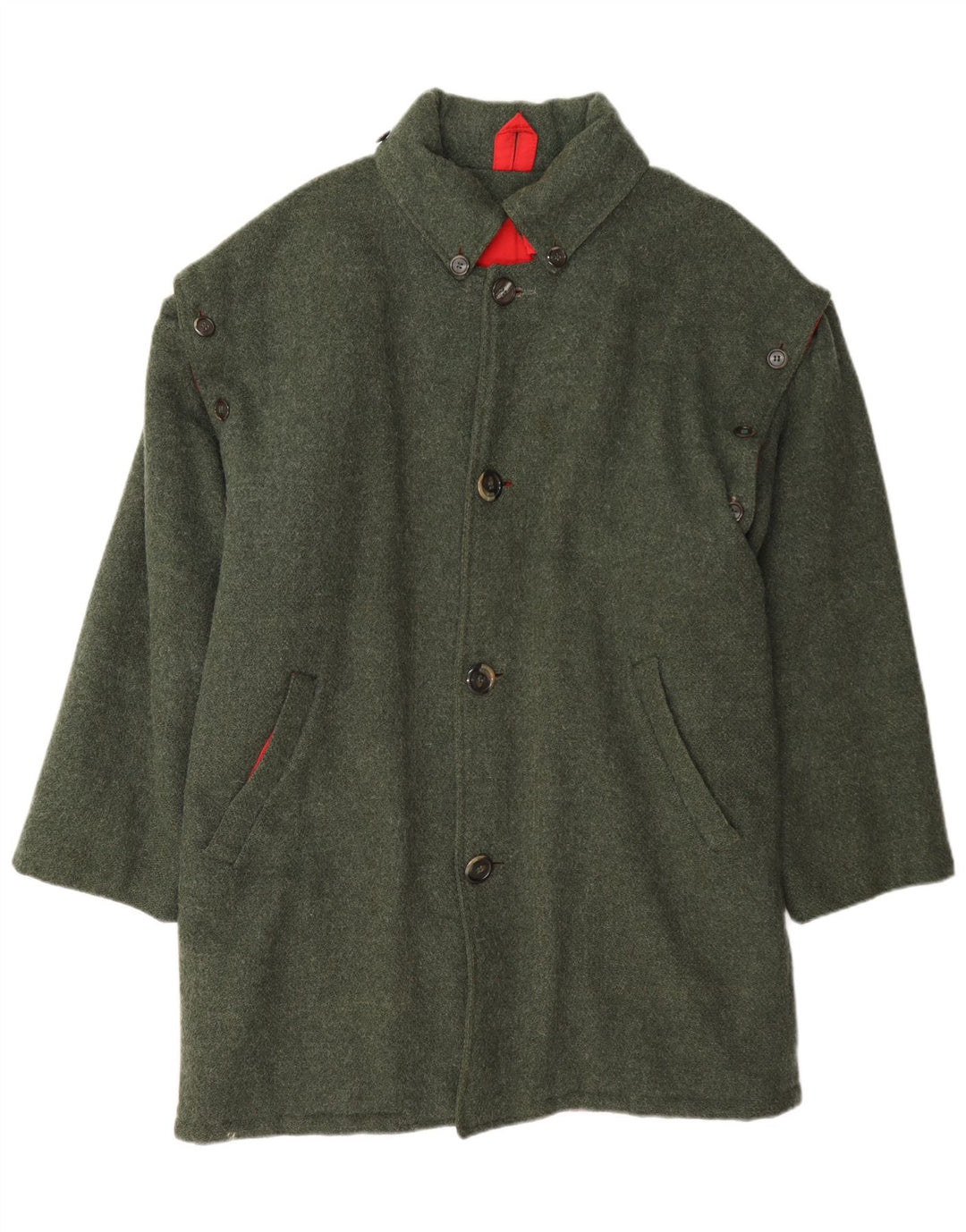 Trissi Mens Overcoat IT 44 XS Green
