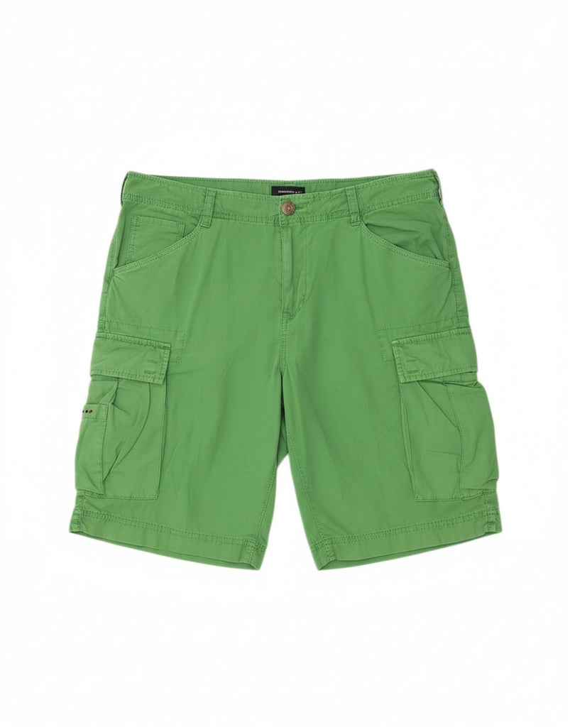 NAPAPIJRI Mens Cargo Shorts W36 Large  Green Cotton Vintage Napapijri and Second-Hand Napapijri from Messina Hembry 