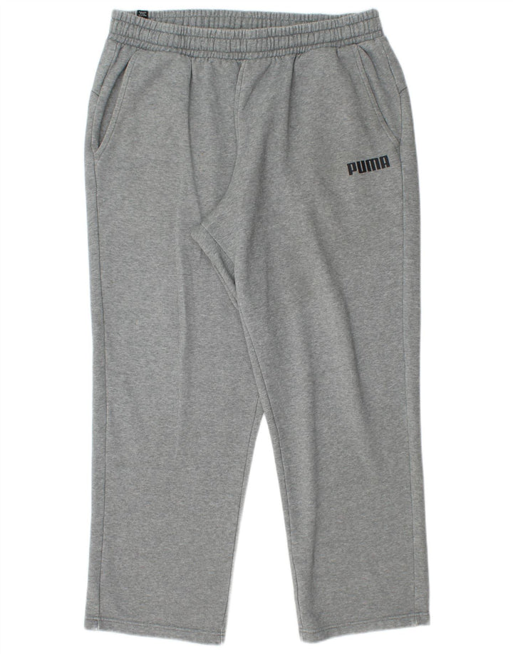 Puma Mens Tracksuit Trousers XL  Grey Flecked