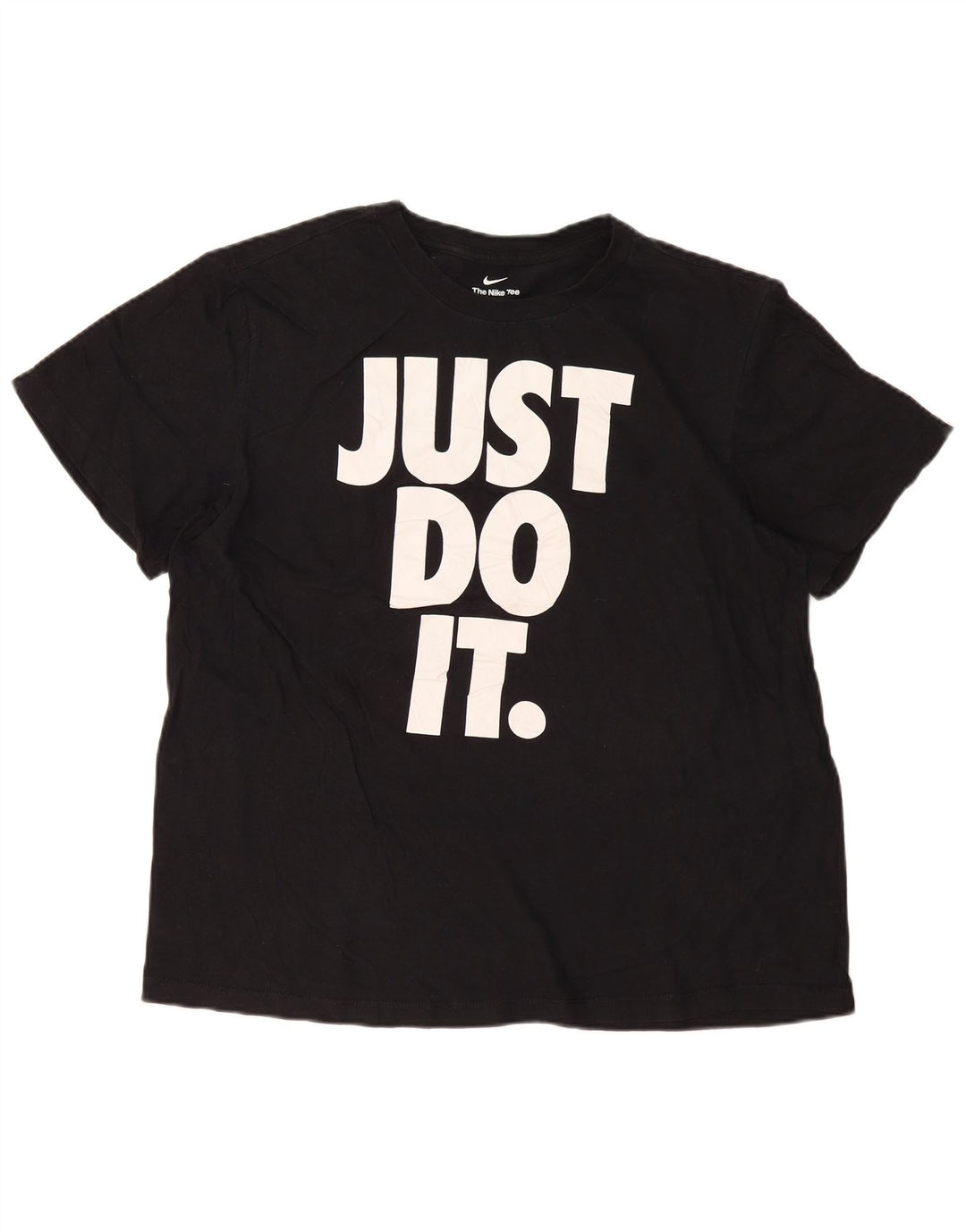 Nike Mens Graphic T-Shirt Top XL Black Cotton