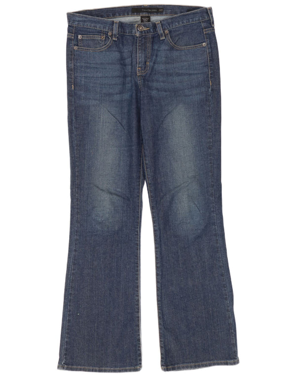 CALVIN KLEIN Womens Bootcut Jeans US 10 Large W30 L32 Blue Cotton