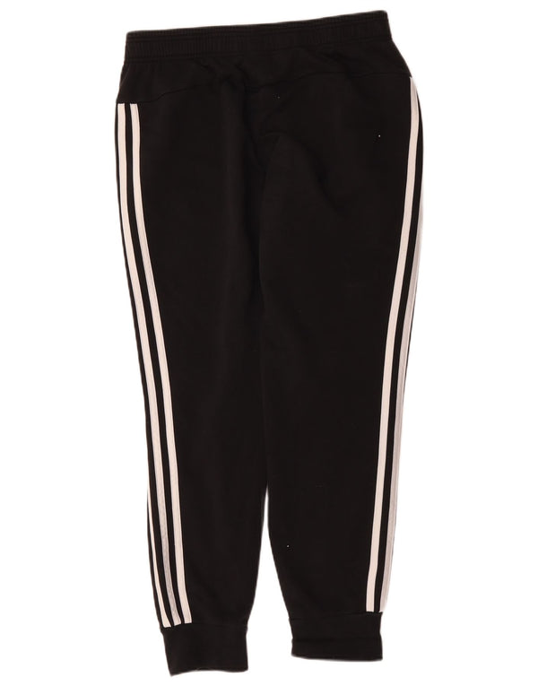 Adidas Womens Tracksuit Trousers Joggers UK 12/14 Medium Black Cotton