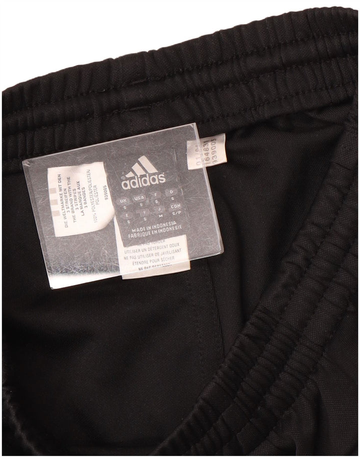 ADIDAS Mens Tracksuit Trousers Small  Black Polyester