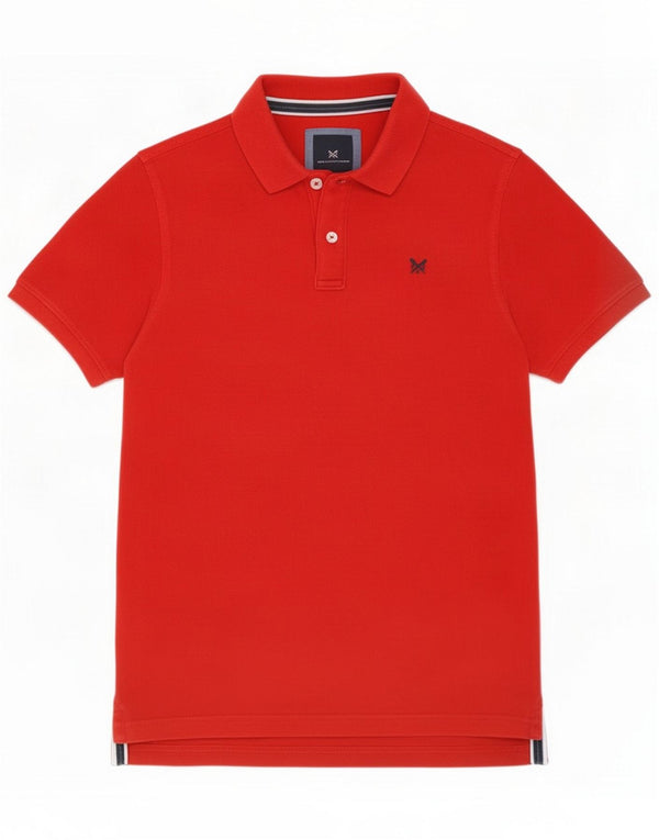 Crew Clothing Mens Polo Shirt Large Red Cotton