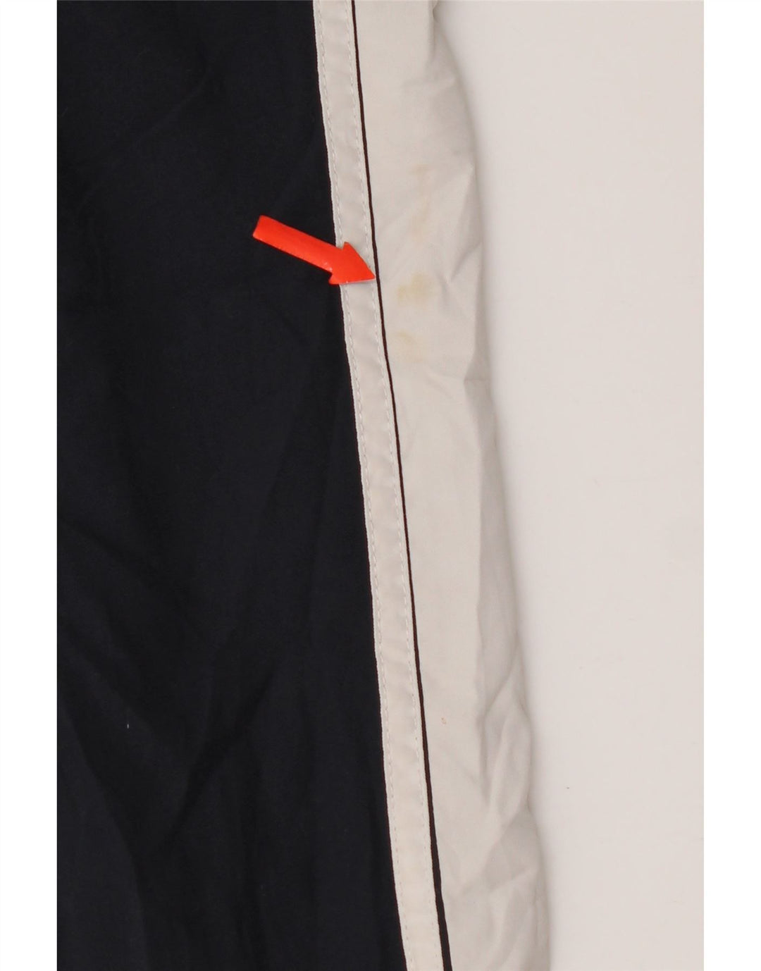 Nike Womens Tracksuit Trousers US 8/10 Medium Navy Blue Colourblock