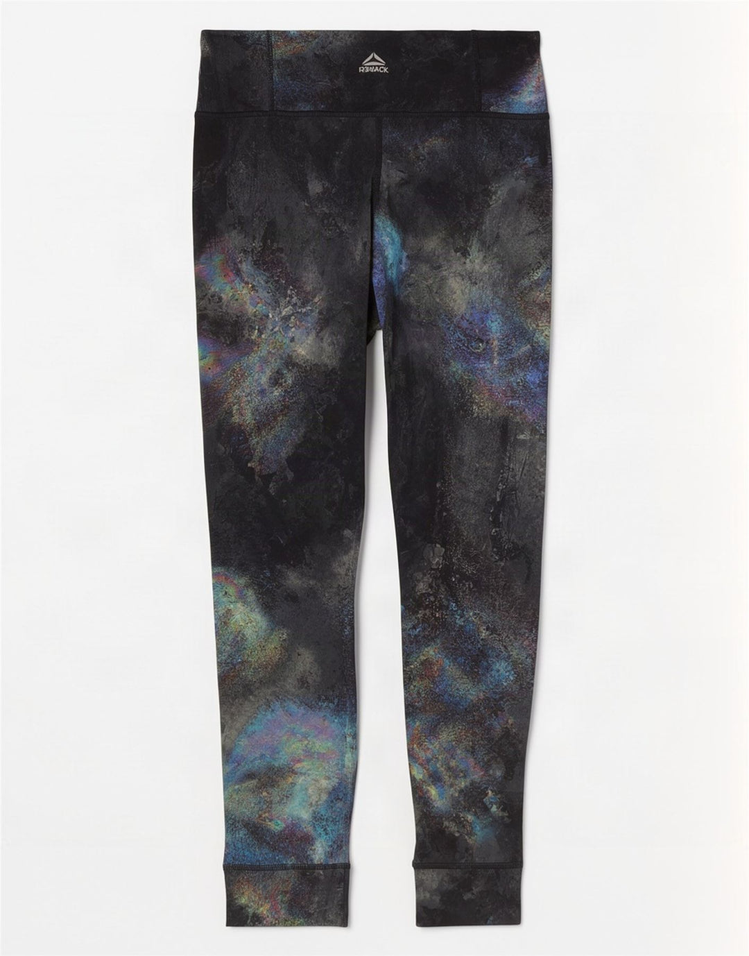Reebok Womens Abstract Pattern Leggings UK 8/10 Small Multicoloured Sports