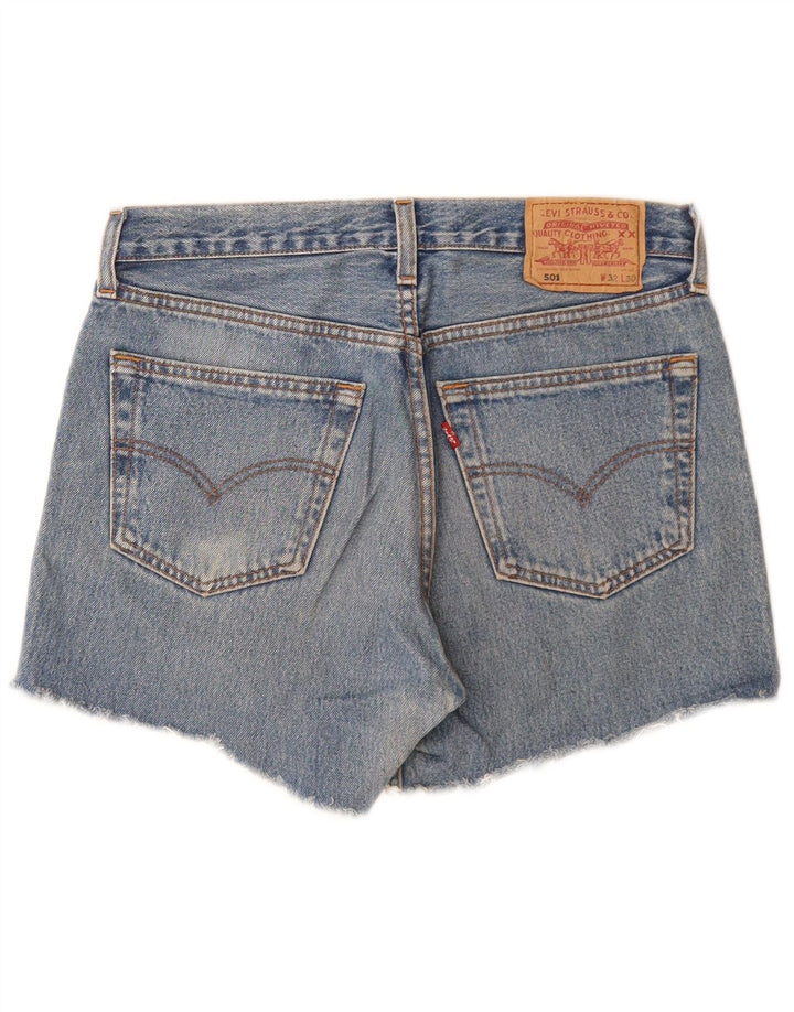 Levi's Womens 501 Denim Shorts W32 Large Blue