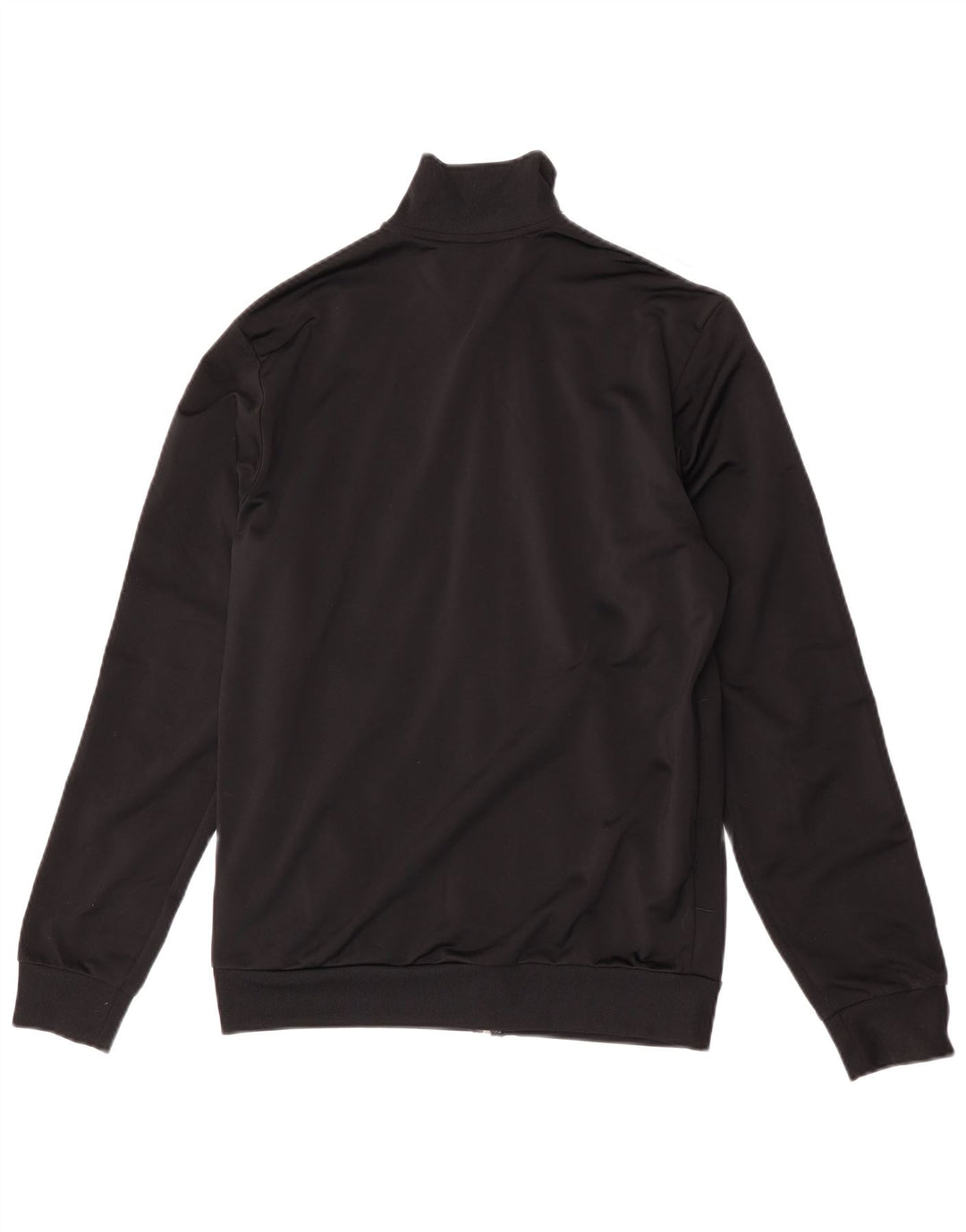 Adidas Mens Tracksuit Top Jacket UK 38/40 Medium Black Polyester