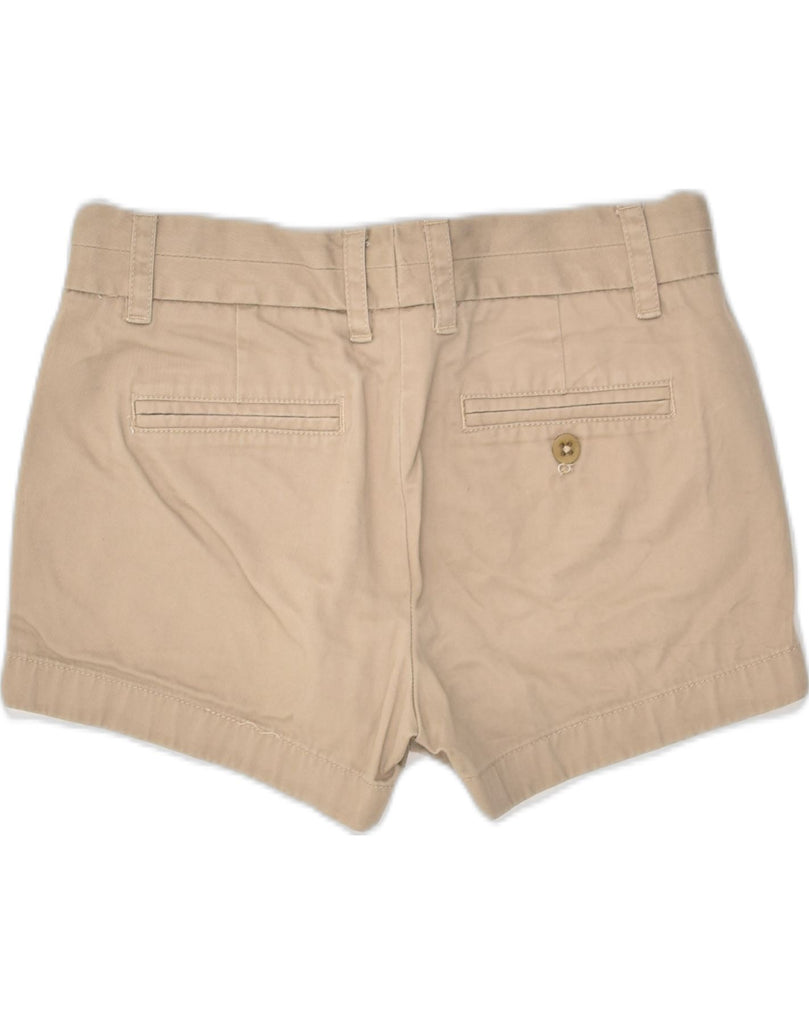 J. CREW Womens Broken In Chino Shorts US 0 XS W30  Beige Cotton | Vintage J. Crew | Thrift | Second-Hand J. Crew | Used Clothing | Messina Hembry 