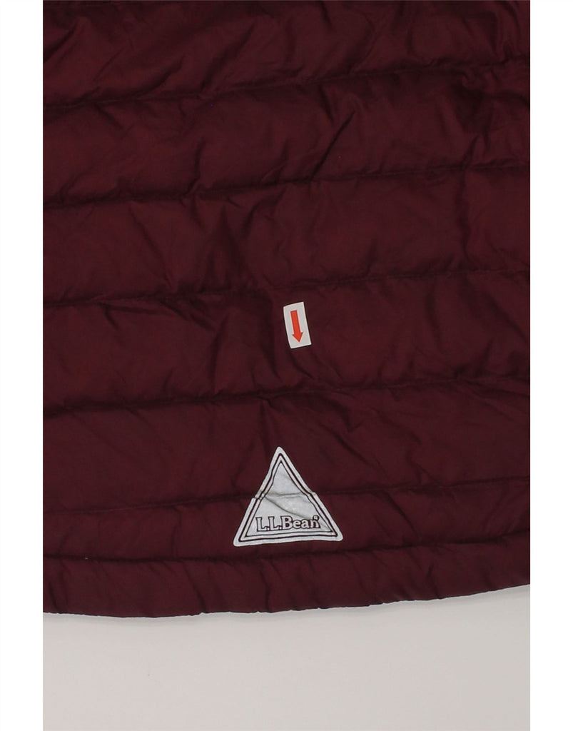 L.L.BEAN Boys Hooded Padded Jacket 7-8 Years Small Burgundy Nylon | Vintage L.L.Bean | Thrift | Second-Hand L.L.Bean | Used Clothing | Messina Hembry 