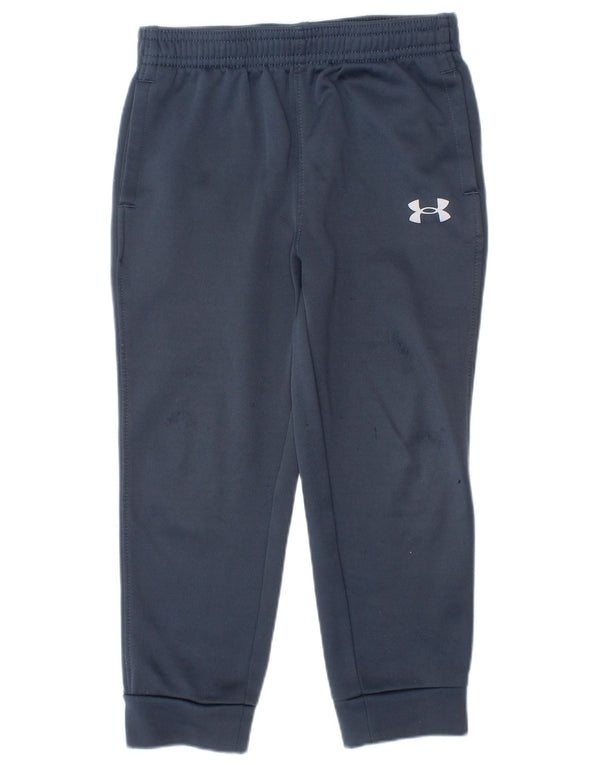 Under Armour Boys Tracksuit Trousers Joggers 2-3 Years  Navy Blue Polyester