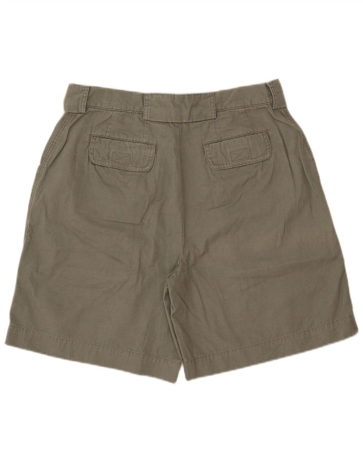 Eddie Bauer Womens Cargo Shorts US 12 Large W32 Khaki Cotton