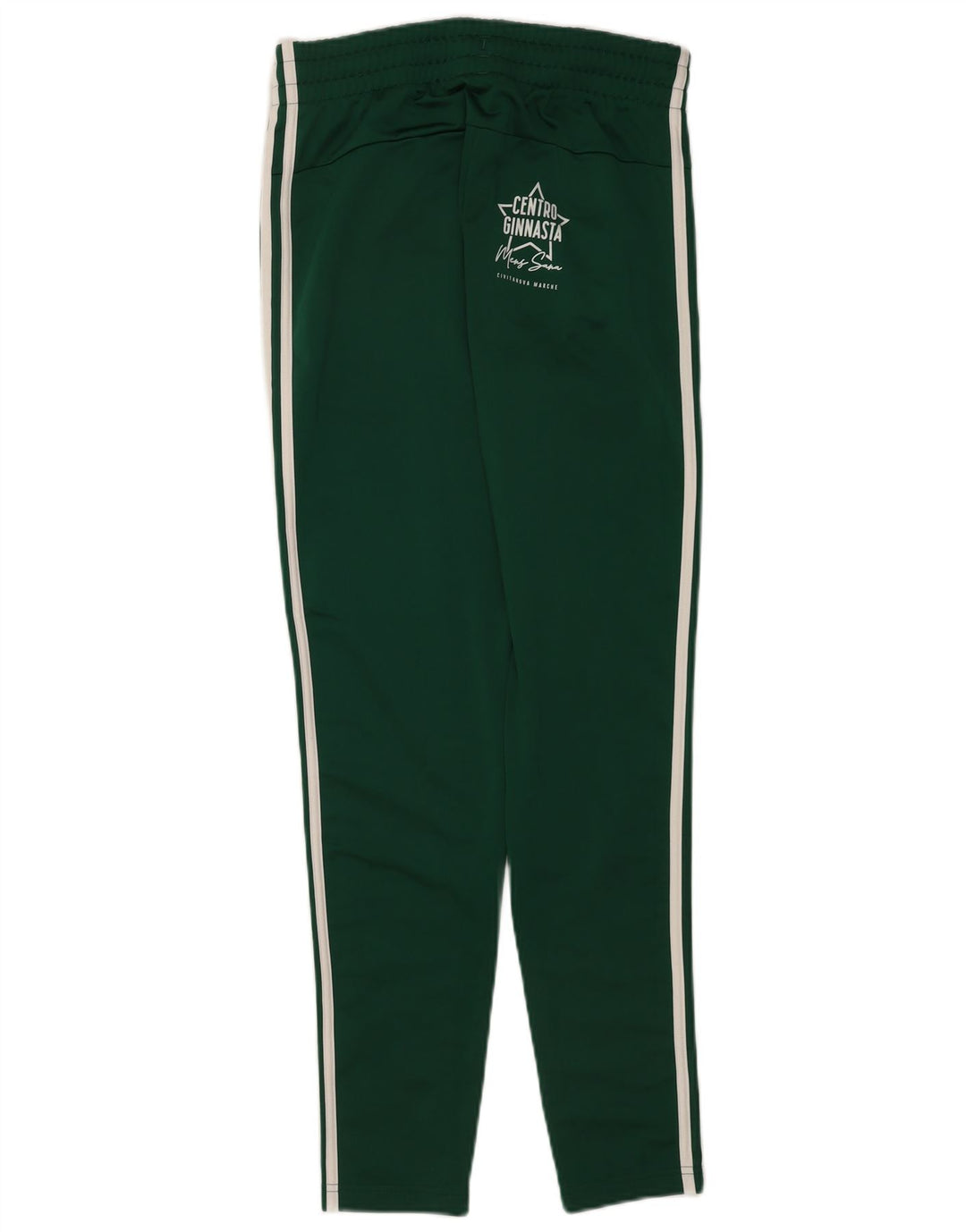 Adidas Womens Graphic Tracksuit Trousers UK 8/10 Small  Green Polyester