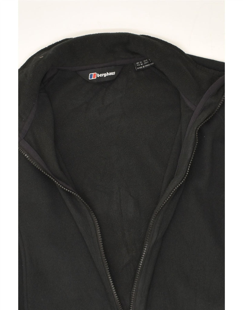 BERGHAUS Womens Fleece Jacket UK 12 Medium  Black | Vintage Berghaus | Thrift | Second-Hand Berghaus | Used Clothing | Messina Hembry 