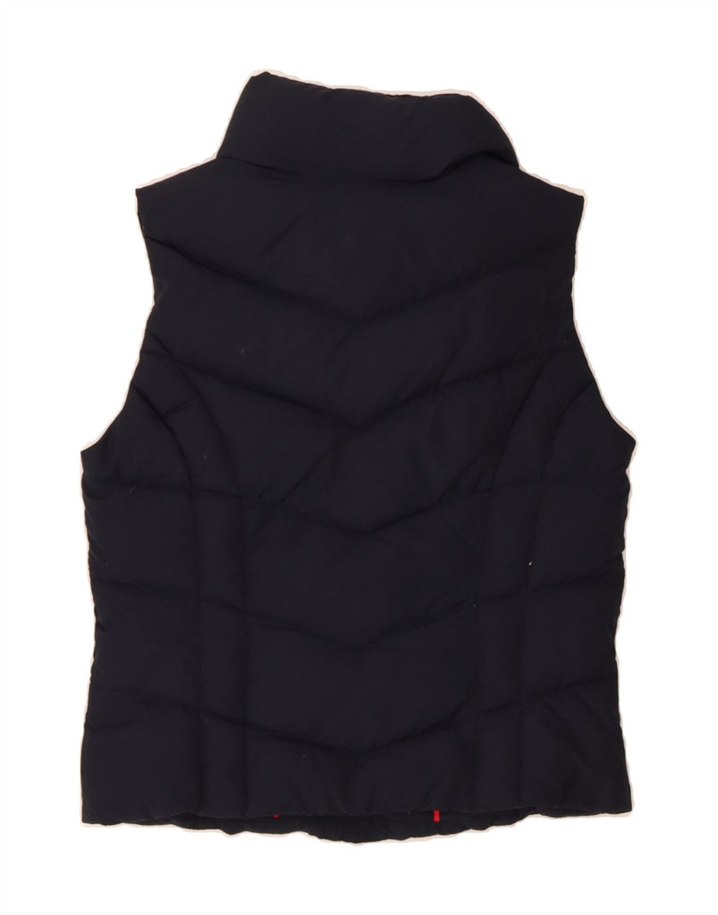 HOLLISTER Womens Padded Gilet UK 16 Large Navy Blue Polyester Vintage Hollister and Second-Hand Hollister from Messina Hembry 