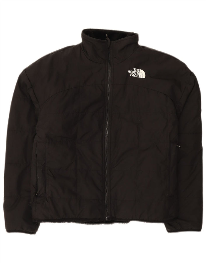 The North Face Girls Reversible Padded Jacket 11-12 Years Large Black